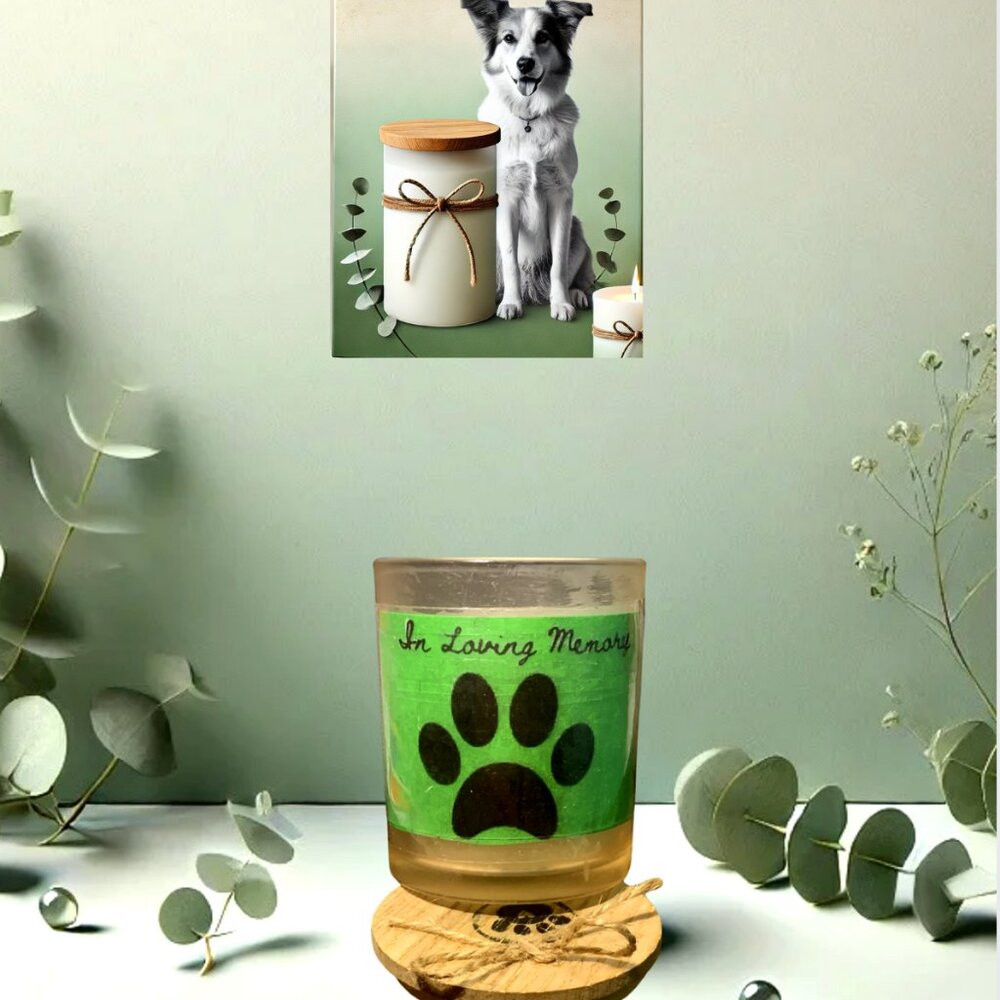 Pet Memorial Candle - 3 oz "In Loving Memory